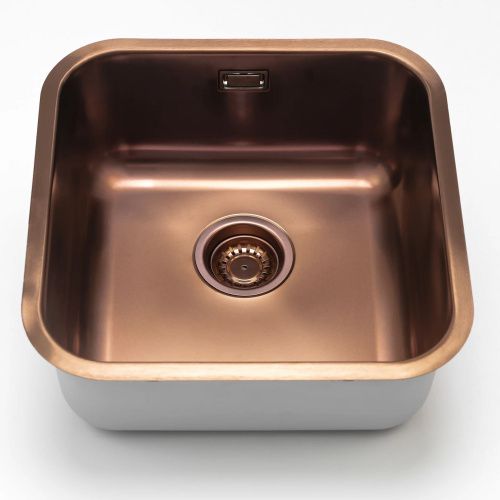Кухонная мойка Grandex Aqua SELECT 44 2003332 45х45 цвет медь поверхность матовая - фото 2