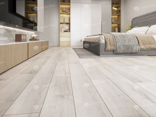 SPC ламинат Alpine Floor Classic ECO 134-5 MC Ясень Серый толщина 0.4 см 43 класс 1220х183 - фото 4