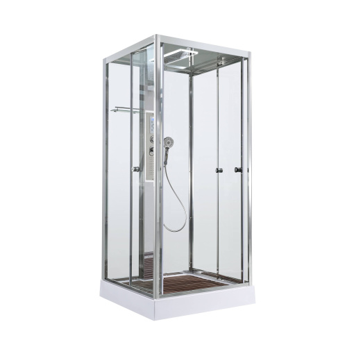 Душевая кабина AvaCan Z Z1910LED 100х100 квадратная с крышей ориентация универсальная - фото 3
