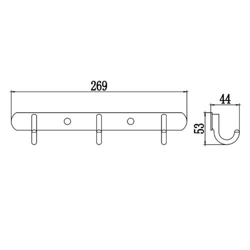 Крючок Savol S-001253 - фото 3