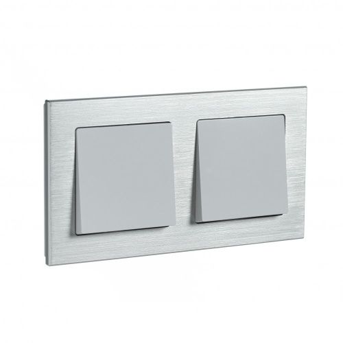 Рамка двухместная Systeme Electric AtlasDesign (АтласДесигн) ATN312102 - фото 2