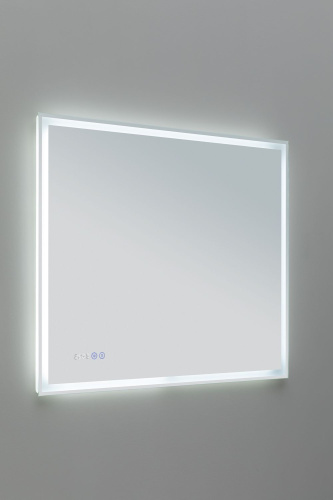 Зеркало в ванную Aquanet Оптима 00288966 90х75 цвет белый - фото 4