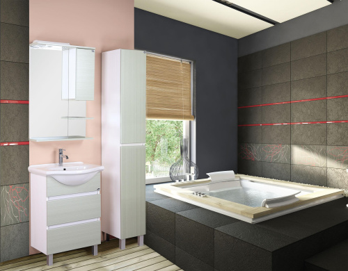 Зеркало-шкаф Onika Элита 206022 60х16х86 подвесной цвет белый - фото 2