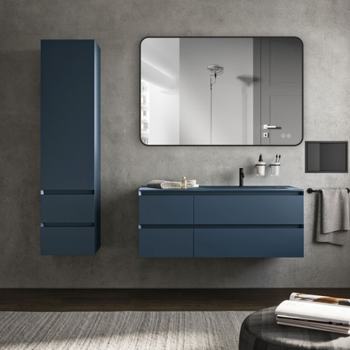 Зеркало в ванную Vincea VLM-3VC120B-2 120х80 цвет черный