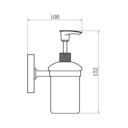 Дозатор для жидкого мыла Fashun A1927 - фото 3