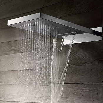 Верхний душ Gattoni Programma doccia 9945/PDCO с боковыми потертостями хром