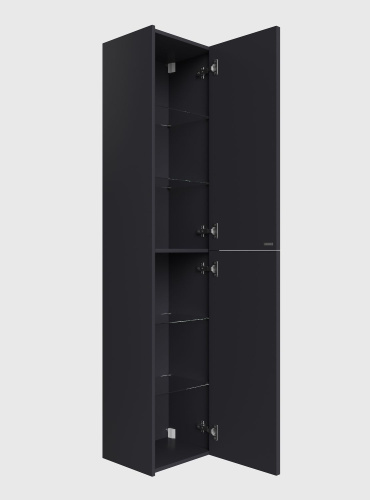 Шкаф-пенал Allen Brau Fantasy 2.0 1.11007.AM 2.0 40х32х180 подвесной цвет черный - фото 2