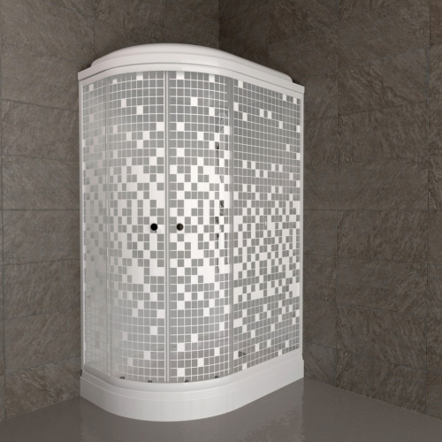 Душевая кабина Тритон Коралл Щ0000061818 120х80 четверть круга с крышей ориентация правая - фото 3