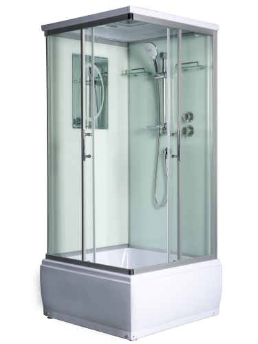 Душевая кабина WeltWasser WW500 ALLER 902 (10000003255) 90х90 с крышей ориентация универсальная - фото 3