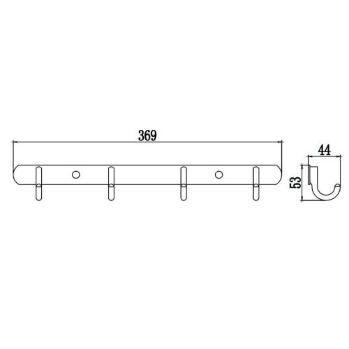 Крючок Savol S-001254 - фото 3