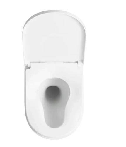 Чаша унитаза подвесная Arrow AEB21602H цвет белый без сиденья безободковая каскадный смыв - фото 3