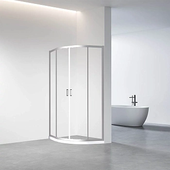 Душевой уголок Veconi Rovigo RV01-100-01-C7 100х100 стекло прозрачное профиль хром глянцевый без поддона