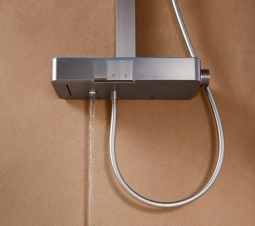 Душевая стойка Arrow AMG13GH872GG настенная цвет серый - фото 5