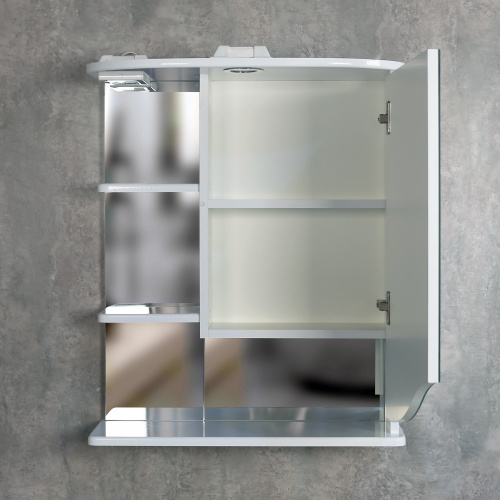 Зеркало-шкаф Onika Виола 206003 60х25х71 подвесной цвет коричневый - фото 5