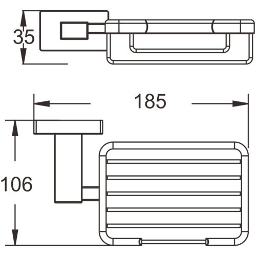 Мыльница BELZ B90402-1 - фото 3