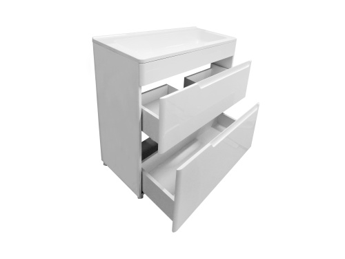 Тумба с раковиной Эстет Kare Luxe ФР-00007072 60х45х86 напольная цвет белый - фото 3