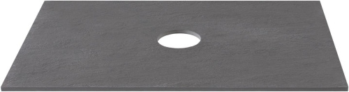 Столешница Allen Brau Liberty 1.33007.GR-S 71х42 накладная цвет серый - фото 3