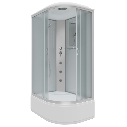 Душевая кабина Niagara Classic 23101424LG 120х80 асимметричная с крышей ориентация левая