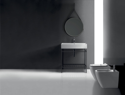 Раковина из сантехнического фарфора Galassia Meg11Pro 8937 101х46 подвесная цвет белый - фото 4