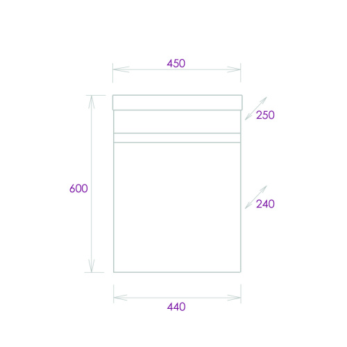 Тумба под раковину Onika Милтон 104511 44х24х56 подвесная - фото 3