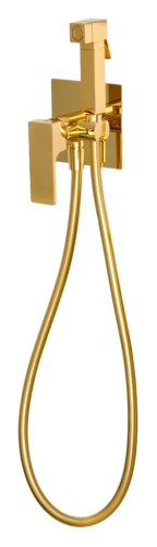 Гигиенический душ со смесителем Remer AU65DO золото глянцевое - фото 2