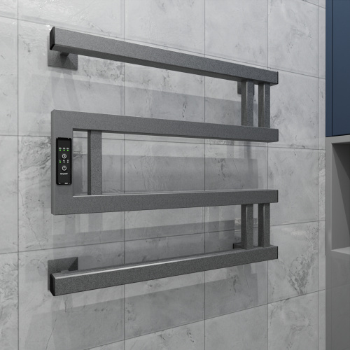 Полотенцесушитель Altasan МонакоПроф МонакоПроф4050Г подвесной 50х43 электрический графит - фото 4