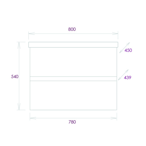 Тумба под раковину Onika Эвада 108058 78х44х50 подвесная - фото 3