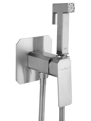 Смеситель для ванны и душа Wonzon & Woghand DIAMOND WW-88829011-BN встраиваемый в стену никель - фото 5