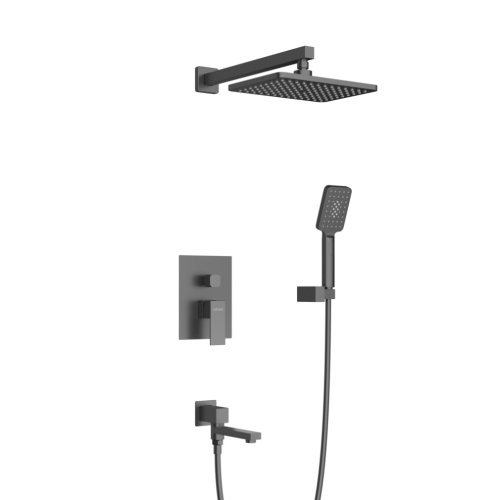 Душевая система Cezares SLIDER SLIDER-VDSET-NOP встраиваемая цвет черный матовый - фото 2