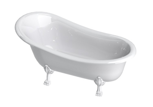 Ванна из литьевго мрамора Astra-Form Роксбург 01010032 170х79 отдельностоящая овальная с ножками - фото 3