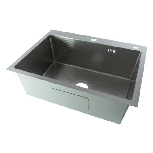 Кухонная мойка Fmark FSC6050L 60х50 цвет сатин поверхность матовая - фото 2