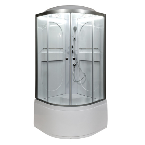 Душевая кабина AvaCan L610LED 100х100 четверть круга с крышей ориентация универсальная - фото 2