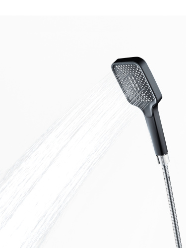 Душевой гарнитур Orange  OS142b настенный  черный - фото 4