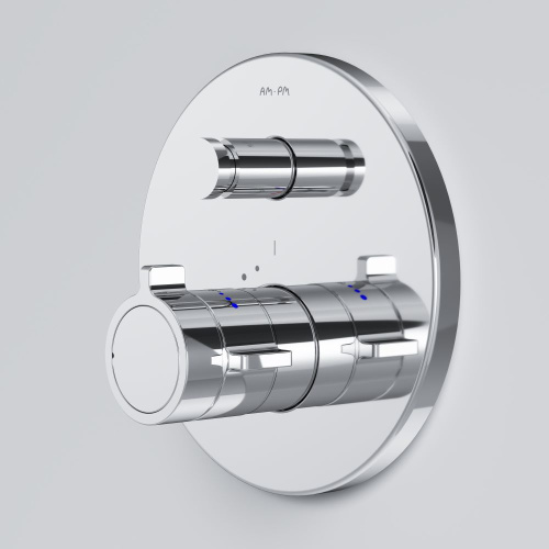 Смеситель для душа Am.Pm X-Joy F85A45600 встраиваемый в стену хром с термостатом - фото 3