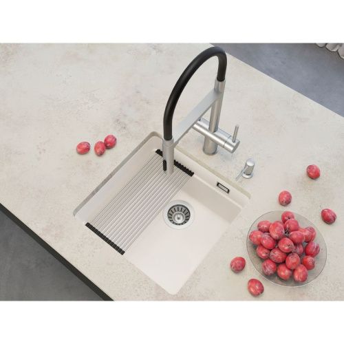 Кухонная мойка Grandex Aqua 500101 46х45 цвет белый поверхность матовая - фото 5