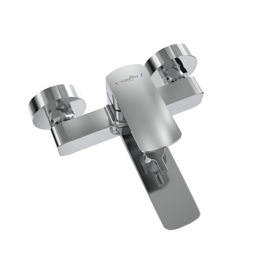 Смеситель для ванны Tokito NAGOYA TOK-NAG-1014 настенный хром - фото 2