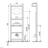 Инсталляция для биде KK POL Base ZPO/711/0/K