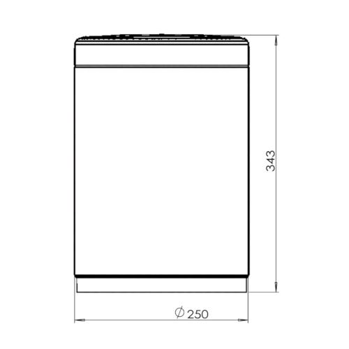Ведро мусорное Java S-882-9R - фото 3