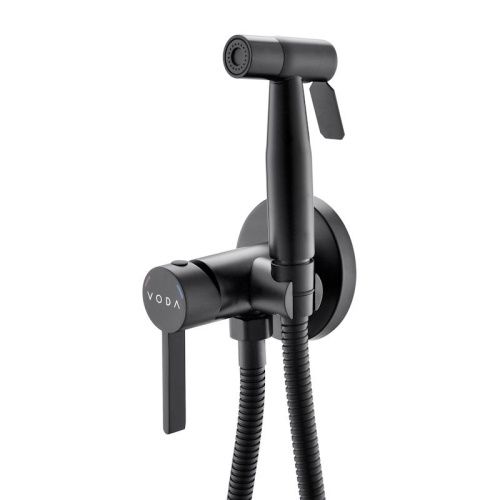 Гигиенический душ со смесителем Voda VSL01B черный - фото 2