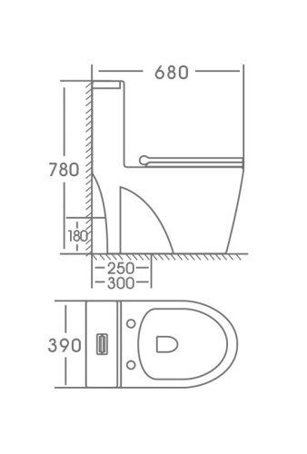 Унитаз-компакт напольный с бачком Stella Polar Таррагона SP-00001850 белый с сиденьем микролифт душевой смыв - фото 3