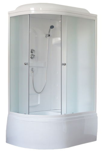 Душевая кабина Royal Bath BK RB8120BK1-M-R 120х80 асимметричная с крышей ориентация правая