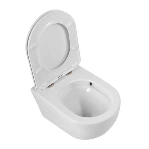 Чаша унитаза подвесная Cezares RELAX CZR-3806-53-TH-TOR/SC цвет белый без сиденья безободковая смыв торнадо - фото 3