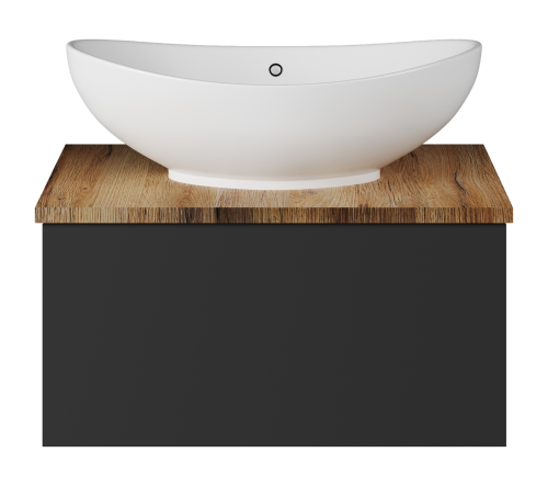 Тумба под раковину Misty Ива П-Ива-01060-481Я 60х45х30 подвесная - фото 2