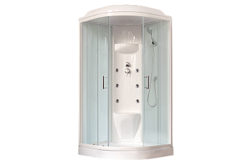 Душевая кабина Royal Bath НК RB90HK7-WT 90х90 четверть круга с крышей ориентация универсальная