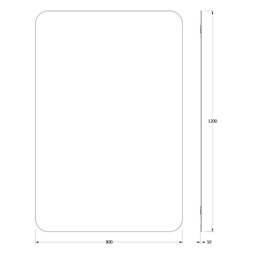 Зеркало в ванную Evoform Primary BY 0132 80х120 - фото 2