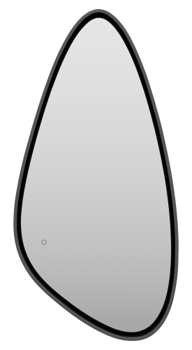 Зеркало в ванную Brevita Venus VEN-Var-060-black 60х120 цвет черный - фото 2