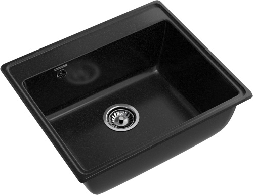 Кухонная мойка Granfest Vertex V-580 черный 58х50 цвет черный поверхность матовая - фото 2