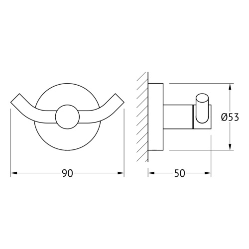 Крючок Artwelle Harmonie HAR 007 - фото 2