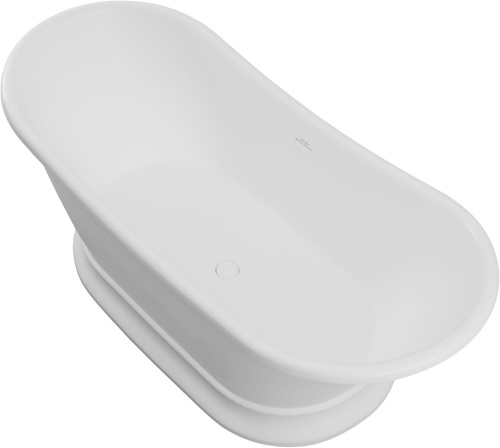 Ванна из искусственного камня Allen Brau 2.35004.21 171х75 отдельностоящая овальная с ножками - фото 2