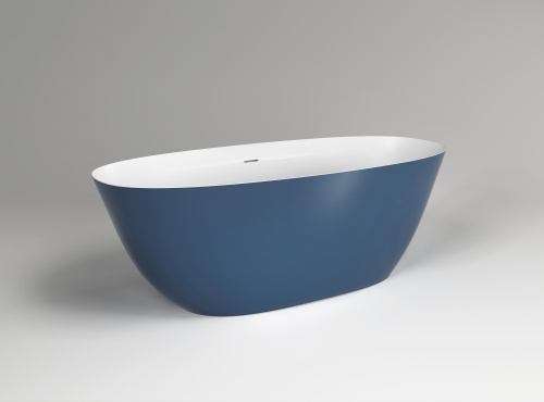Ванна из искусственного камня Plumberia Selection Veloma VELOMA 160BD 161х70 отдельностоящая овальная с ножками - фото 3